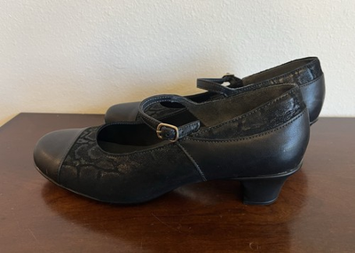 #ad SAS Isabel Mary Jane Comfort Heel Size 10M Black San Antonio Shoemakers Quality $20.00