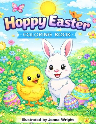 Hoppy Easter: coloring book