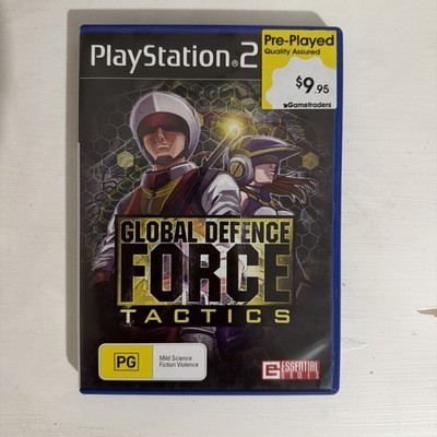 Global Defence Force Tactics Sony Playstation 2 PS2 PAL Game With Manual