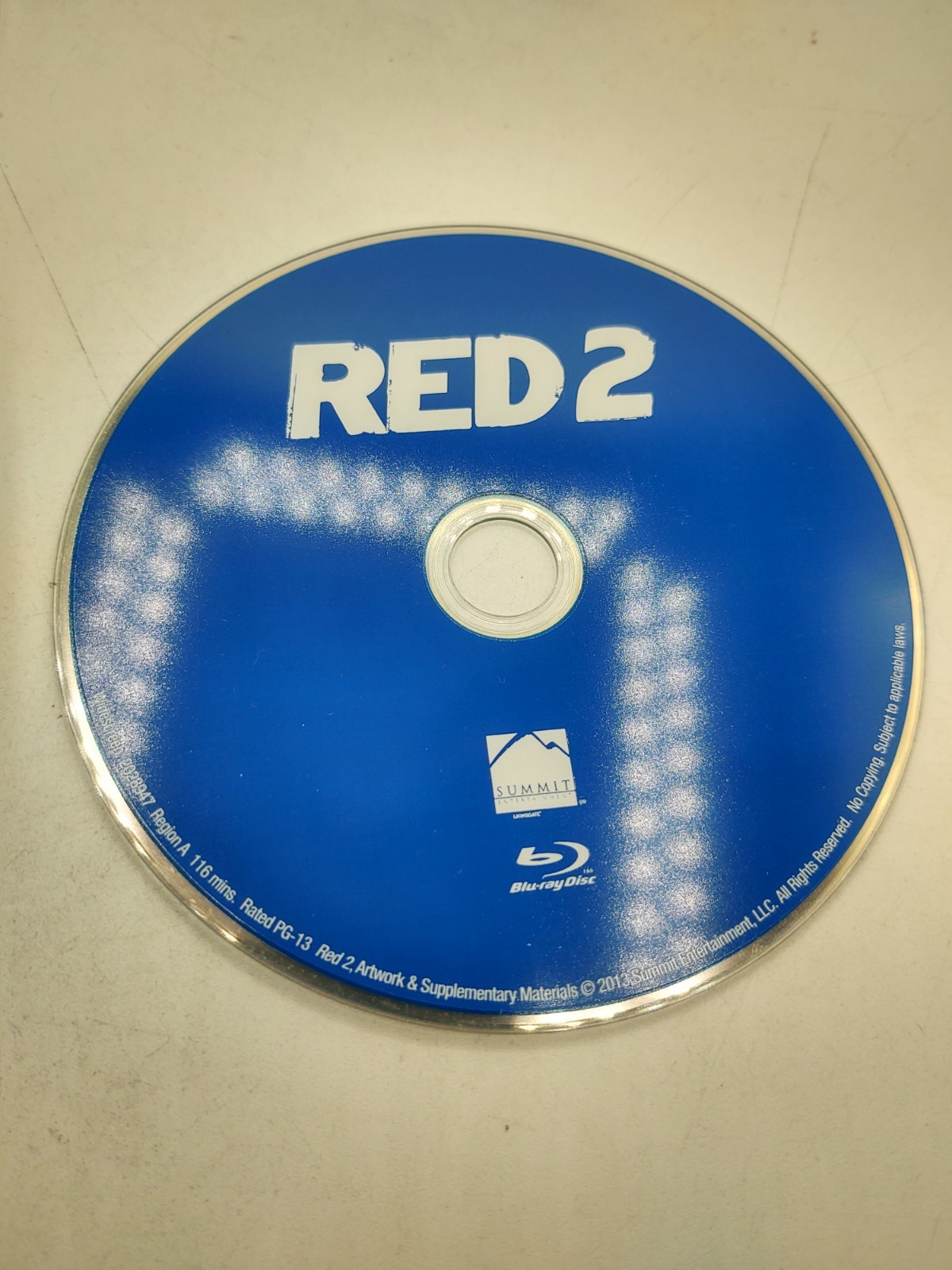 RED 2 (Blu-ray, 2013, Widescreen)