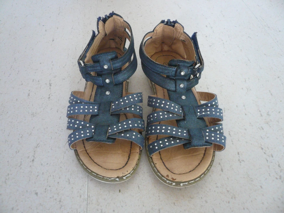 Mädchenschuhe Klettsandaletten Sandalen Sandaletten Knöchelsandalen Gr. 31 spicy - Bild 2 von 4