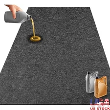 Heavy Duty Garage Floor Mat Waterproof Oil Absorbent Anti-Slip Easy Clean New
