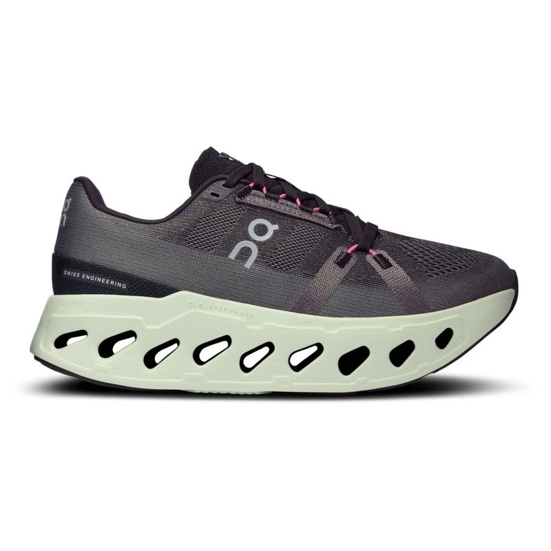 On Running Womens Cloudeclipse 1 Running Shoes Grey Lightweight