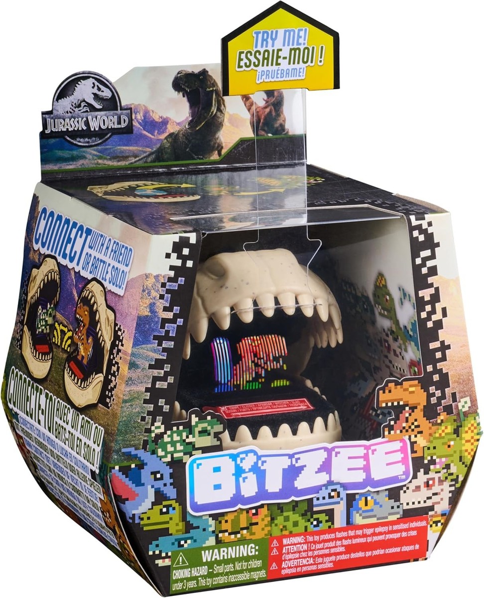 Bitzee Jurassic World Interactive Dinosaur Digital Pet Toy Unlock