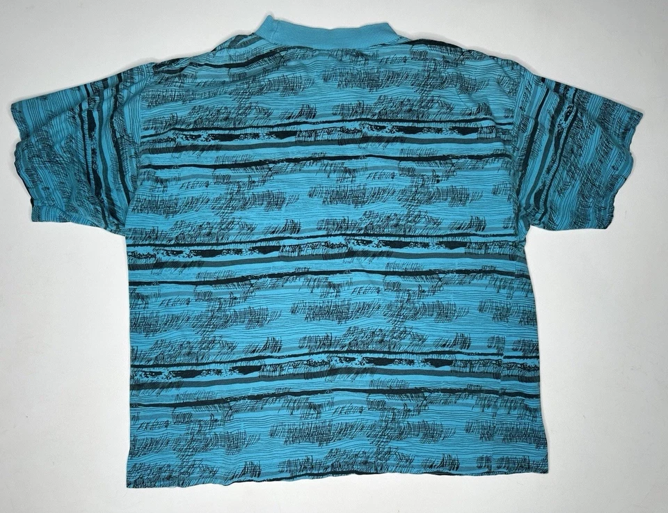Vintage Electronic Revolution Abstract Stripe Club Kid Surf T-Shirt 80’s L - Image 4 of 4