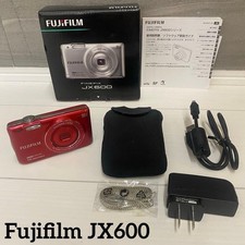 Fujifilm JX600 Red Digital Camera 14MP Compact with Box Excellent Condition