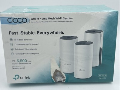 TP-Link Deco AC1200 Whole Home Mesh WiFi System Deco M4 Fast Ship  