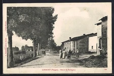 CPA Girmont, Route de Pallegney 