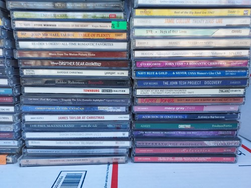 Lot Of 270 Random Cd Collection, All Genres, Rock/Jazz/Country ...