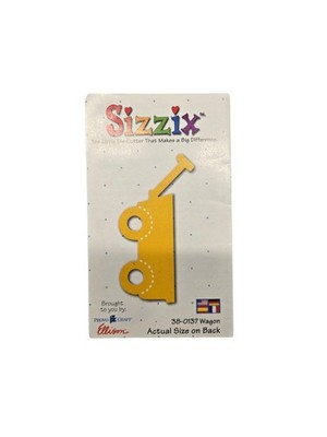 Sizzix Original Medium Yellow Die Cutter Wagon 38-0137 No Case