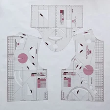 1:1 Fashion Design Ruler for Women Blouse Cloth Design School Student Teching...