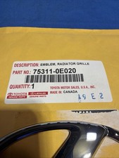 2010-2012 Lexus Rx350 Front Grille Chrome Emblem 75311 0e020 Oem New 2010-2012 Lexus Rx350 Front Grille Chrome Emblem 75311 0e020 Oem New