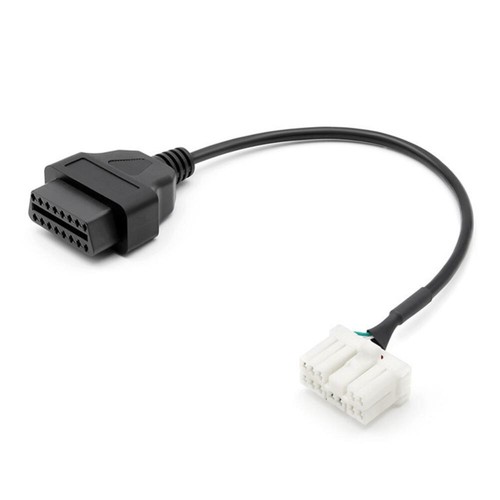 12Pin OBD2 Adapter For Tesla Model S/X 2012-2015 Diagnostic Cable Scan N ☋ - Foto 2 di 6