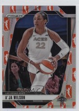 2024 Panini Prizm WNBA WNBA Logo Prizm A'ja Wilson #86 0a0s