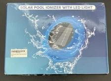 Solar Pool Ionizer,Cleaner,Purifier, Chlorine-Free Water,Covers up to 35,000 gal