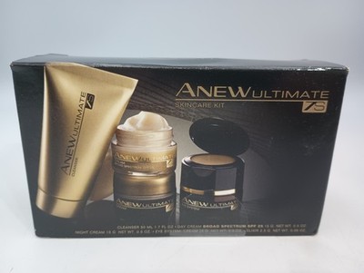 Avon Anew Ultimate 7s Age Defying System Boxed Set 2012 Sealed 4 Piece Set
