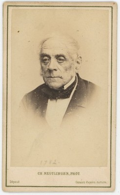 CDV Circa 1870. Daniel-François-Esprit Auber, Französischer Komponist.