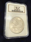 1887 Morgan Silver Dollar- NGC-MS65