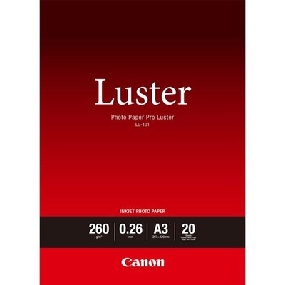 Canon LU-101 Luster Fotopapier Pro A3 - 20 Blatt