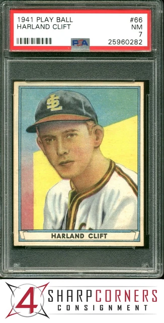 1941 PLAY BALL #66 HARLAND CLIFT PSA 7