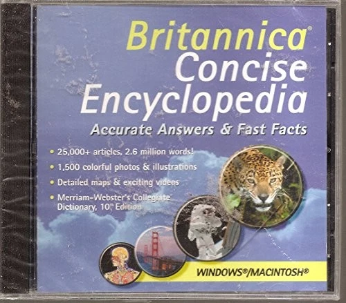 Britannica Concise Encyclopedia--Accurate Answers & Fast Facts (... - Game  72VG