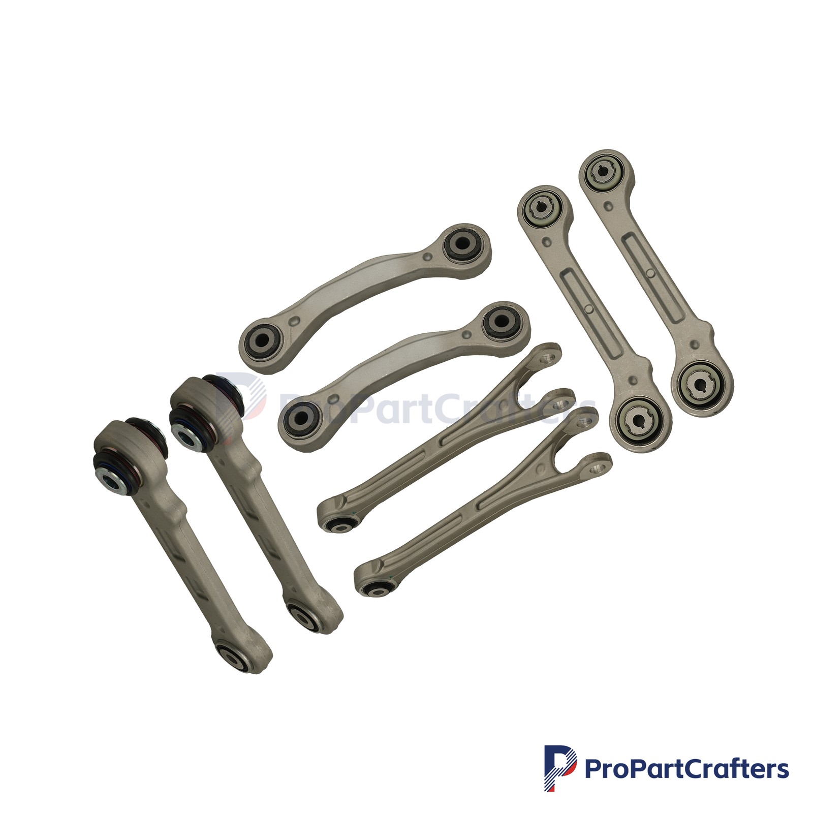 NEW 8PCS Fits 2017+ Maserati Levante Rear Suspension Control Arm Kit US