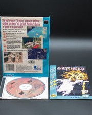 Silpheed Sega CD Game, Manual, Box Insert