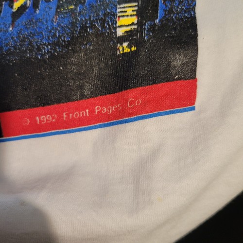 Vintage Size Large Chicago Bulls Bulletin Shirt Back to Back Champion 1991 1992 - Picture 13 of 15