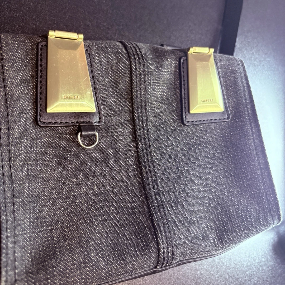 diesel black gold bag products for sale | eBay