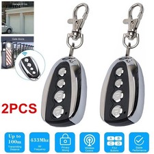 2 Remote Control Backup Key Sliding Gate Opener Automatic Operator 433.92MHz