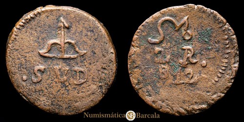 Fernando VII 2 Reales (8,58g) 1812 Oaxaca KM-233.2 MBC+ - Afbeelding 1 van 3