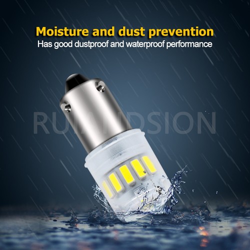 1pair White 10-30V BAY9S H21W LED Bulb For Reverse Backup Side Maker Light Bulb - Picture 4 of 9