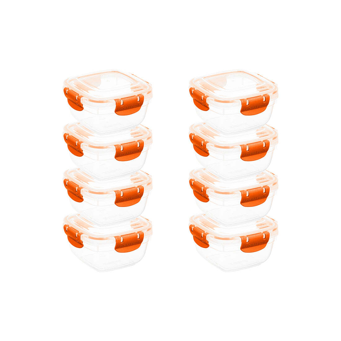 Superio Airtight Food Containers 16 oz Orange 8