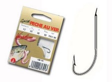 Hameçons montés VMC N°10 0,14mm 50cm Réf:7051BK spécial peche au ver