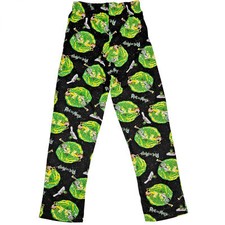 Rick and Morty Falling Out of The Portal Sleep Pants Black