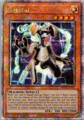 Yugioh Orbital 7 RA04-EN197 Quarter Century Secret Rare 1st Edition Stampede