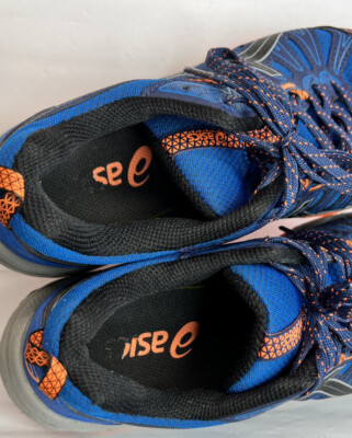 ASICS Gel-Venture 7 Mens Trail Running Shoes Blue Orange 1011A560 Size 11.5 Asics Mens Gel-Venture 7 Blue/Orange Trail Running Shoes  main image 4