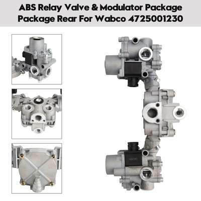ABS Relay Valve & Modulator Package Package Rear fit for Wabco 4725001230
