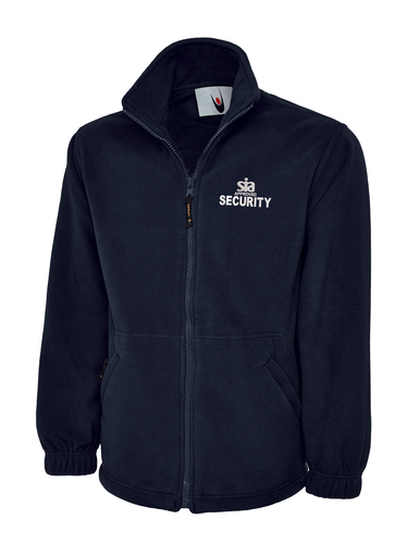 SIA Approved Security Embroidered Full Zip Fleece Jacket Event Security CCTV - Picture 13 of 18