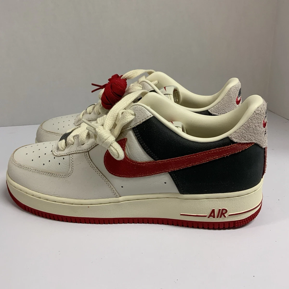 Nike Air Force 1 Low Shoes Mens Size 12 Red Chicago Bulls NBA Pack Leather s-l1200.jpg main image 2