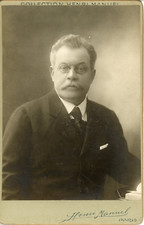 Henri Manuel, L'politician Jean Cruppi, ca.1910, Cabinet Card, Vintage