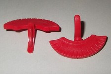 16626, Helm- Feder, Federbusch (für Römer Helm), quer, rot