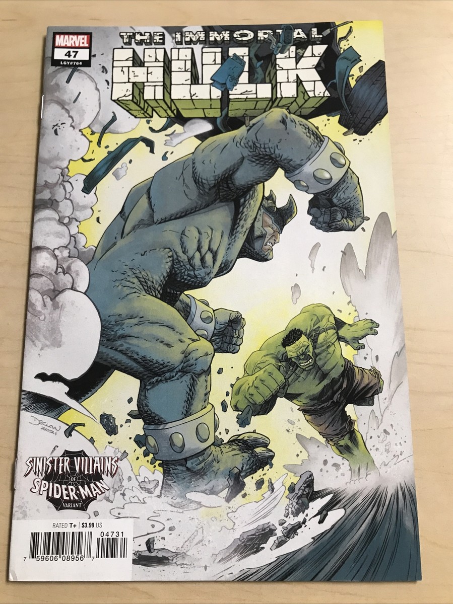 THE IMMORTAL HULK #47 (9.6+) LGY #764/SINISTER VILLAINS VARIANT