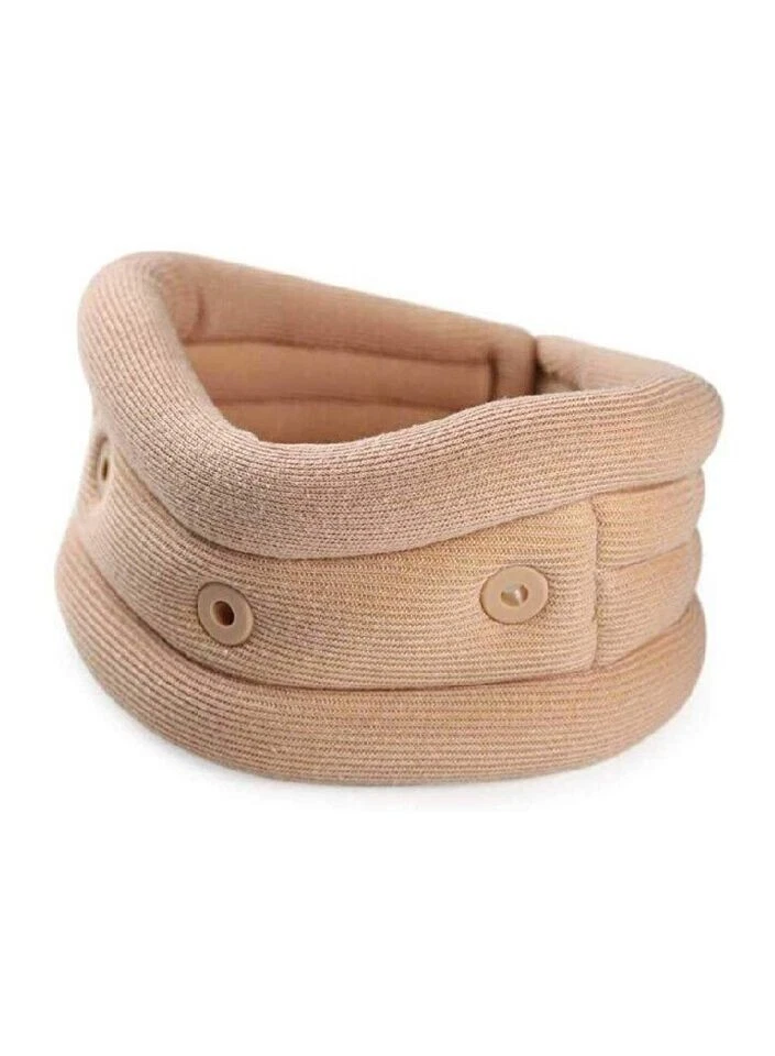 Colar cervical Tynor macio com suporte, bege, colar cervical médio homem macio - Imagem 4 de 4