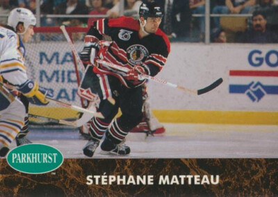 1991-92 Parkhurst French #259 STEPHANE MATTEAU - Chicago Blackhawks
