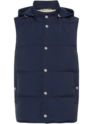 Eleventy Hooded Padded Gilet - Picture 3 of 13