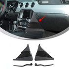 Center Console Side Dashboard Panel Cover Trim For Ford Mustang 15+ Carbon Fiber