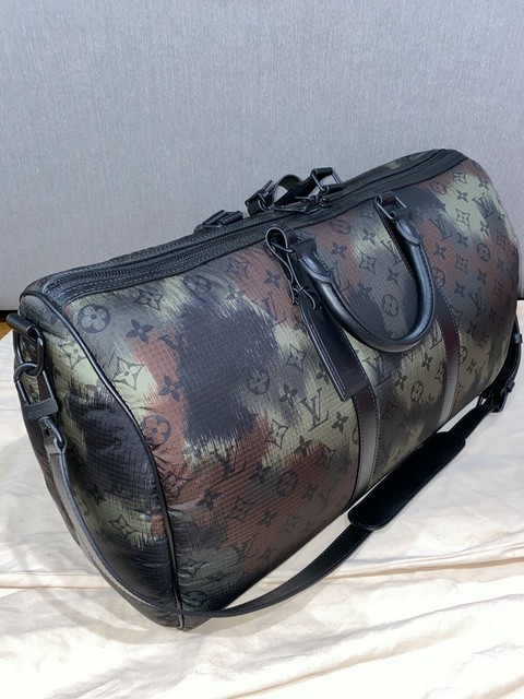louis vuitton camo keepall