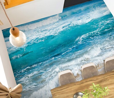 3D Charmant Meer Q4293 Fußboden Wandbild Fototapete Tapete Familie Luna 2024