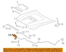 TOYOTA OEM 16-23 Tacoma Hood Hood Components-Lock Assy 5351004080